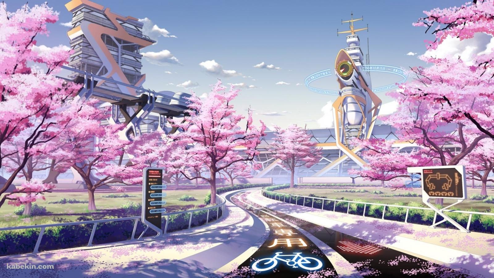 近未来都市の壁紙(1600px x 900px) 高画質 PC・デスクトップ用