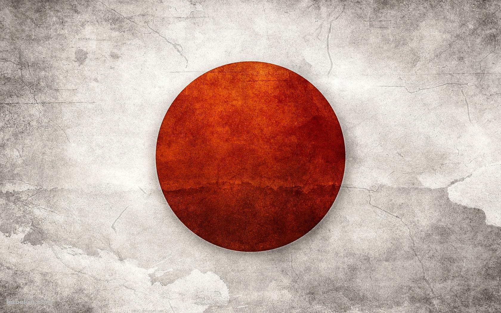 日本の国旗の壁紙(1680px x 1050px) 高画質 PC・デスクトップ用