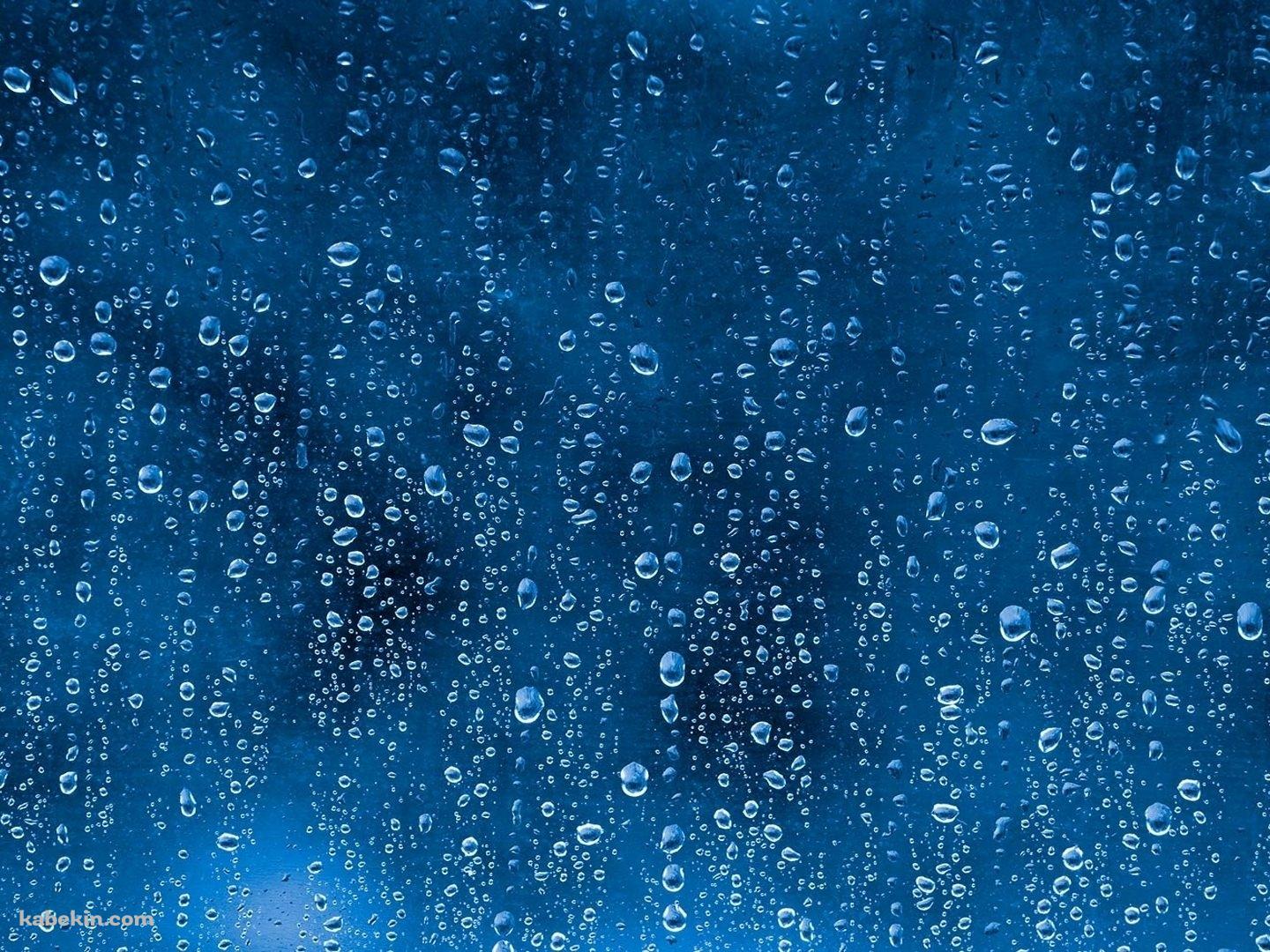 嵐の後の雨の水滴の壁紙(1440px x 1080px) 高画質 PC・デスクトップ用