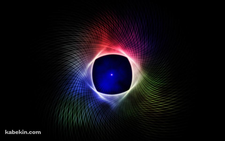 交わる幾何学模様の壁紙(960px x 600px) 高画質 PC・デスクトップ用