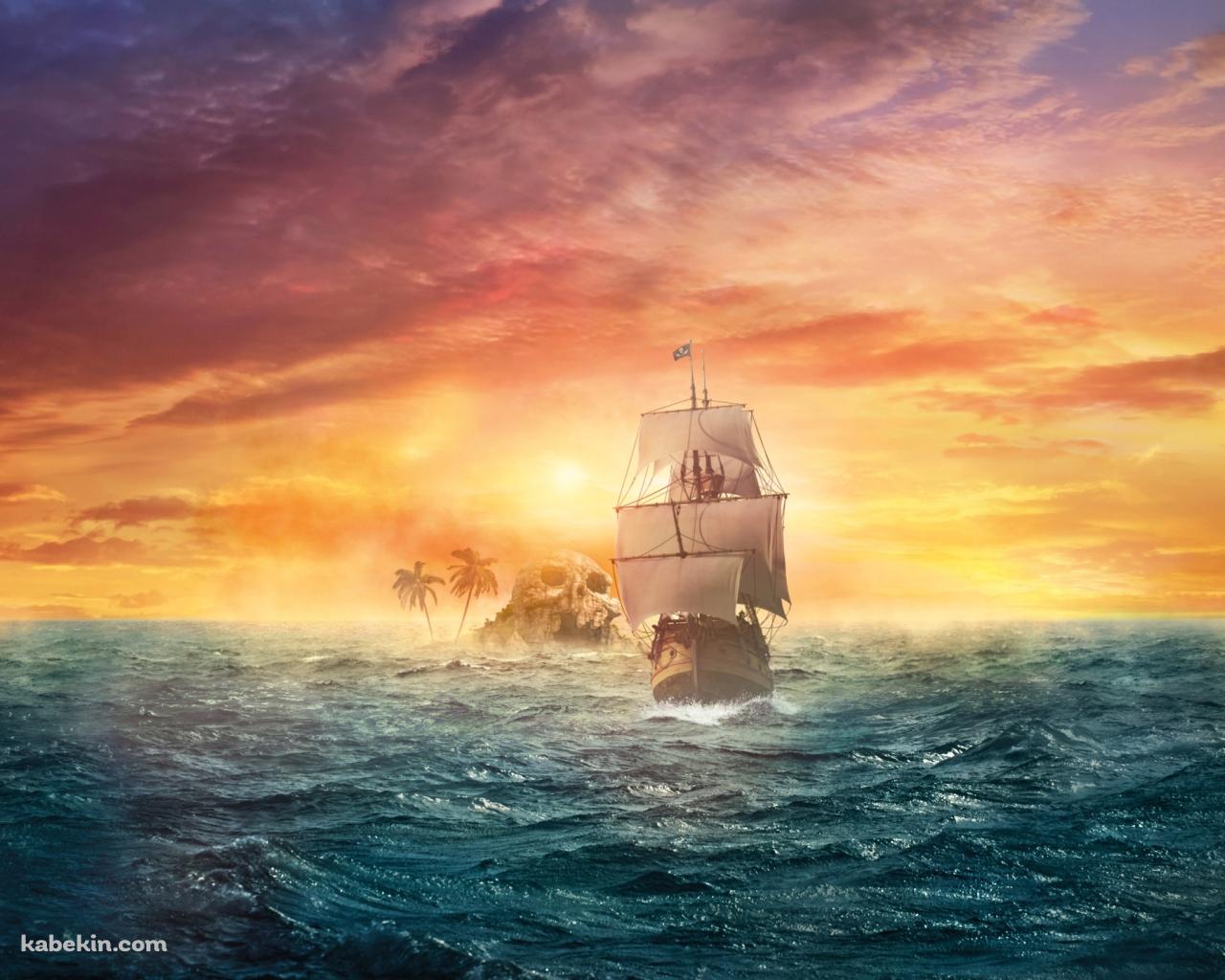 海賊船の壁紙(1280px x 1024px) 高画質 PC・デスクトップ用