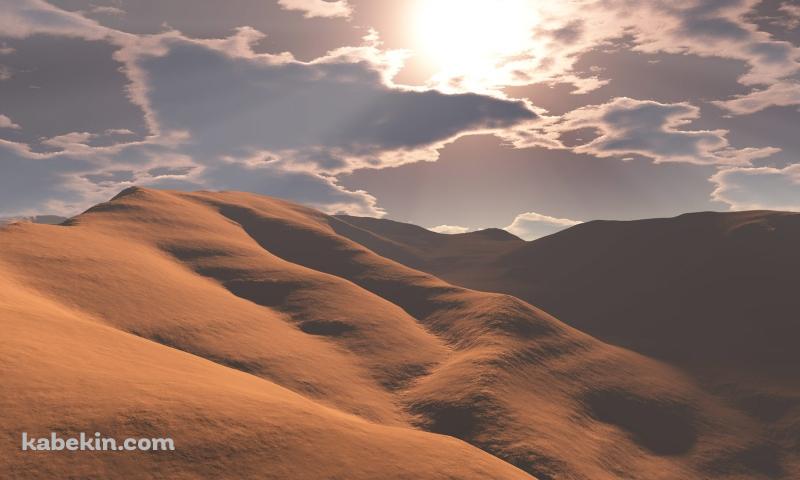 荒れた丘陵の壁紙(800px x 480px) 高画質 PC・デスクトップ用