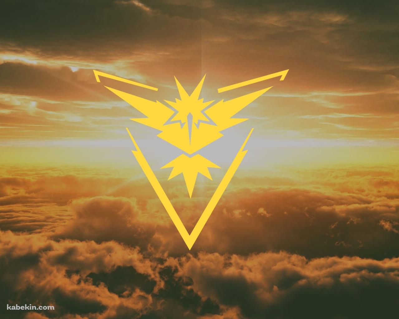 ポケモンGO Team Instinct 黄の壁紙(1280px x 1024px) 高画質 PC・デスクトップ用