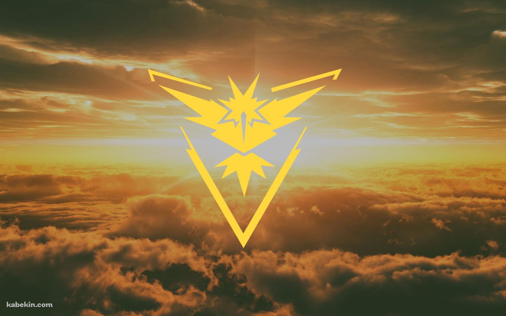 ポケモンGO Team Instinct 黄の壁紙(1680px x 1050px) 高画質 PC・デスクトップ用