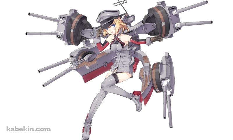艦これ ビスマルク 青い瞳の壁紙(800px x 480px) 高画質 PC・デスクトップ用