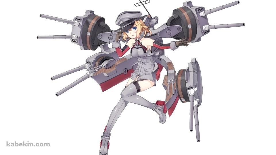 艦これ ビスマルク 青い瞳の壁紙(960px x 540px) 高画質 PC・デスクトップ用