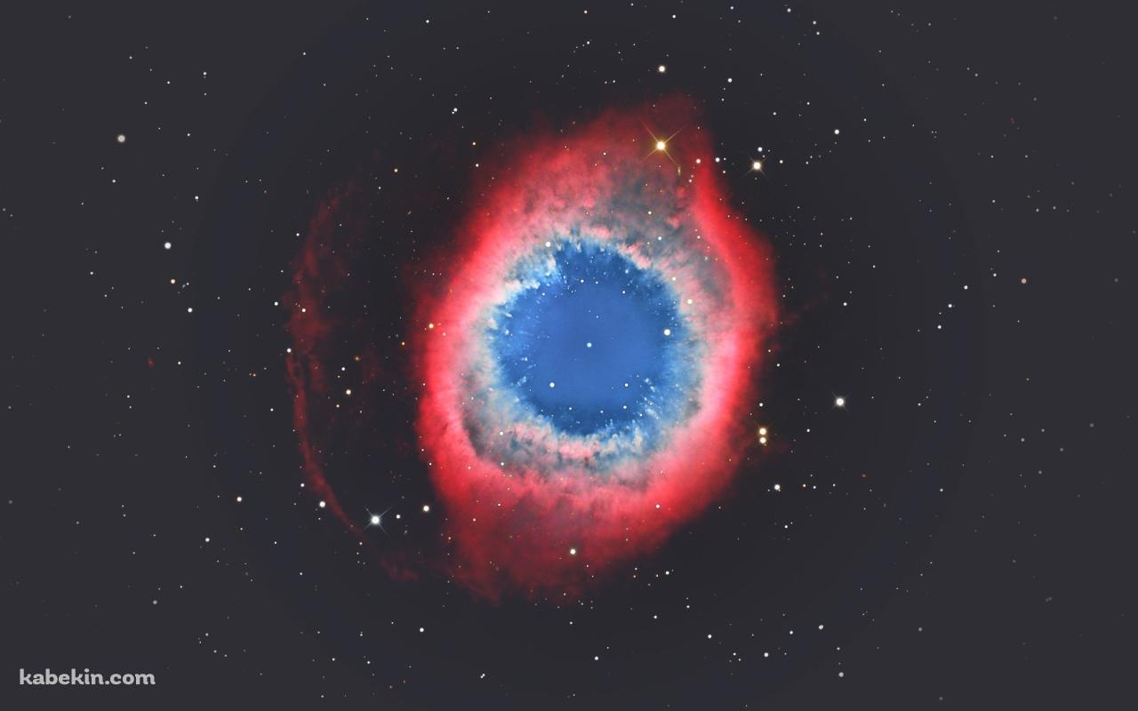 赤と青の星雲の壁紙(1280px x 800px) 高画質 PC・デスクトップ用