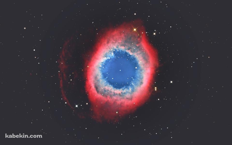 赤と青の星雲の壁紙(960px x 600px) 高画質 PC・デスクトップ用