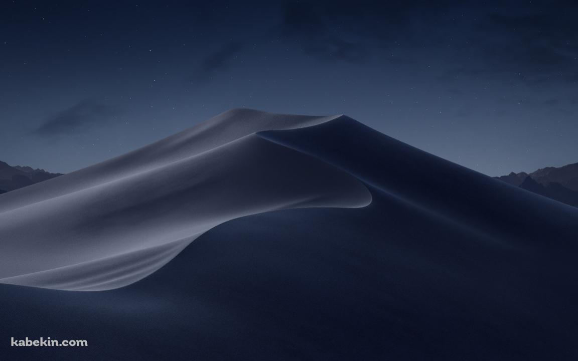 青みがかった灰色の丘陵の壁紙(1152px x 720px) 高画質 PC・デスクトップ用