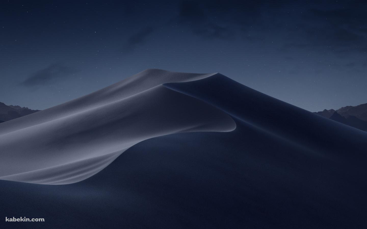 青みがかった灰色の丘陵の壁紙(1440px x 900px) 高画質 PC・デスクトップ用