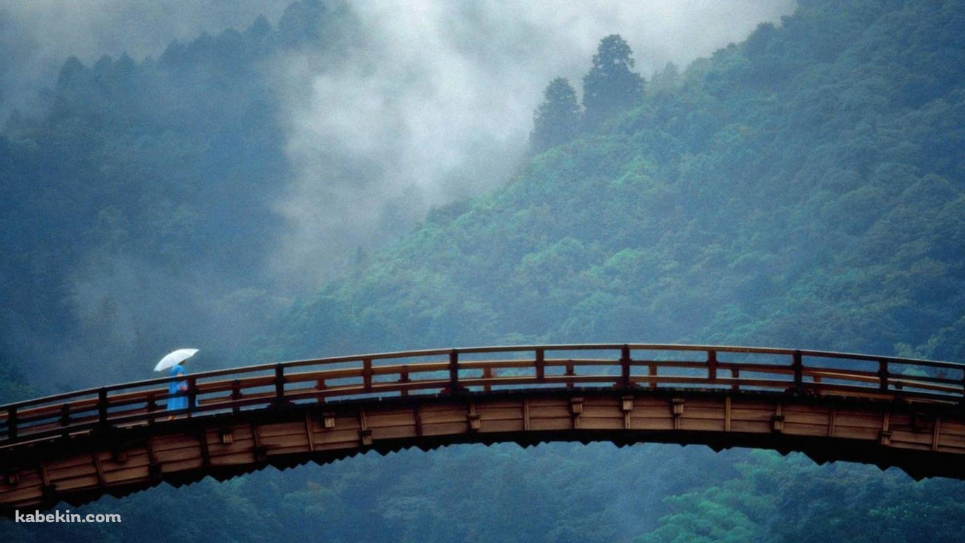 山口県 錦帯橋の壁紙(1391px x 783px) 高画質 PC・デスクトップ用