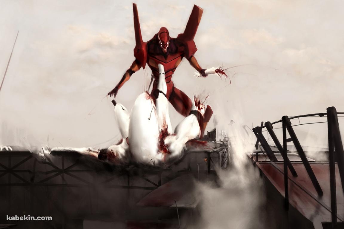 エヴァ　弐号機の壁紙(1152px x 768px) 高画質 PC・デスクトップ用