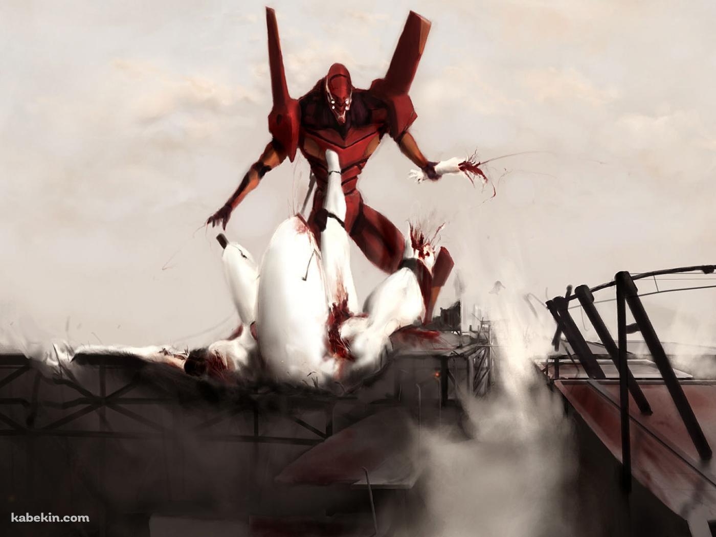 エヴァ　弐号機の壁紙(1400px x 1050px) 高画質 PC・デスクトップ用