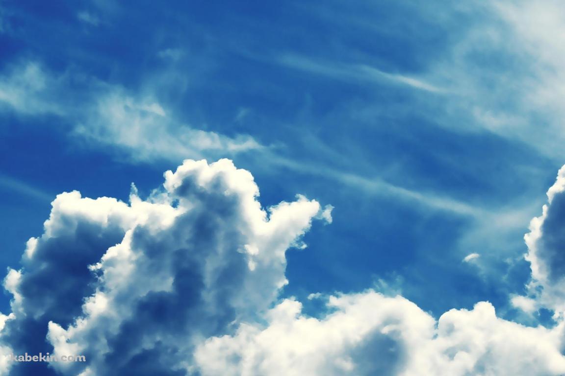 青空 白い雲の壁紙(1152px x 768px) 高画質 PC・デスクトップ用
