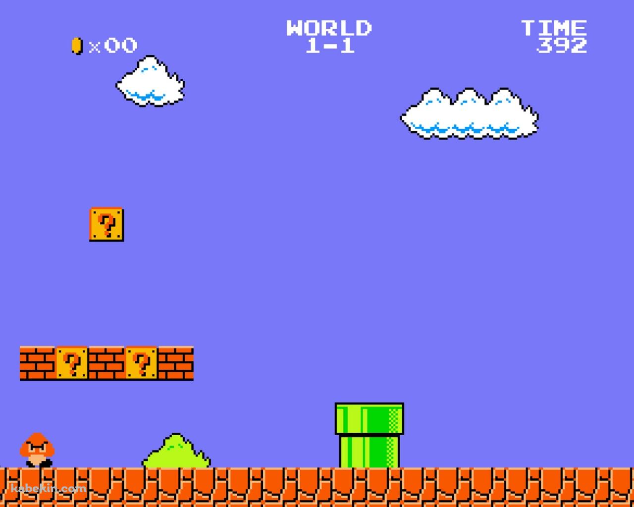 スーパーマリオ クリボー ステージの壁紙(1280px x 1024px) 高画質 PC・デスクトップ用