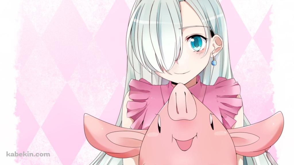 七つの大罪 エリザベスとホークの壁紙(1024px x 576px) 高画質 PC・デスクトップ用