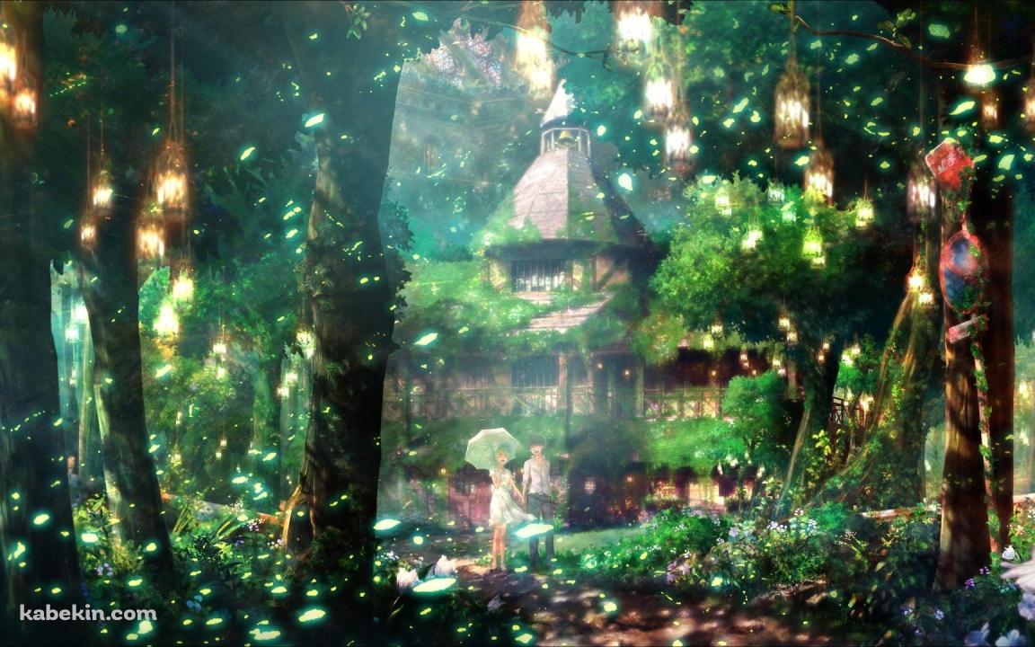 森林 カップルの壁紙(1152px x 720px) 高画質 PC・デスクトップ用