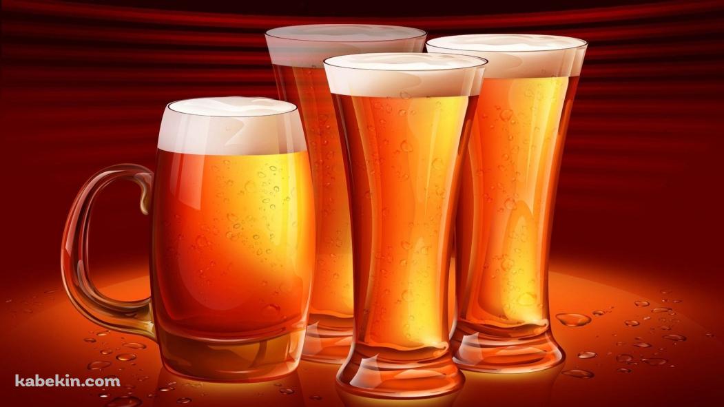 キャラメル色のビールの壁紙(1051px x 591px) 高画質 PC・デスクトップ用