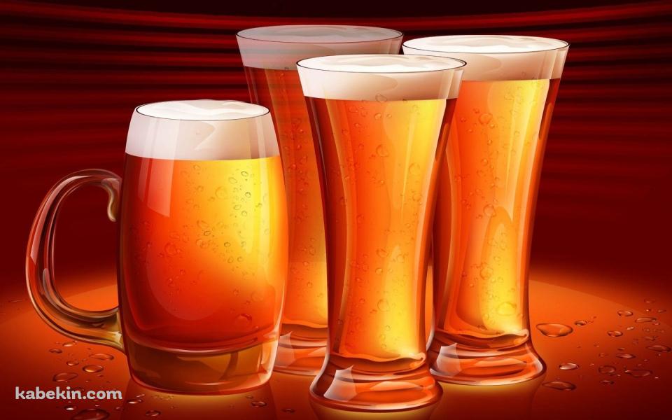 キャラメル色のビールの壁紙(960px x 600px) 高画質 PC・デスクトップ用