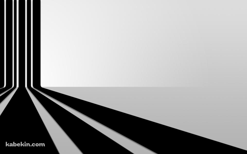黒いボーダー 折れ線の壁紙(960px x 600px) 高画質 PC・デスクトップ用