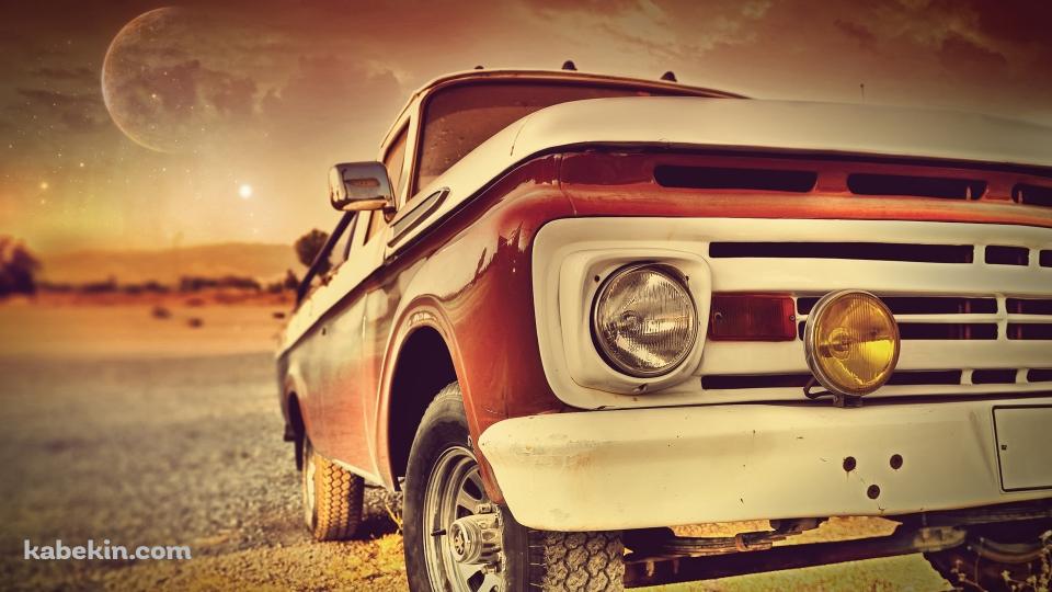 赤いレトロな車の壁紙(960px x 540px) 高画質 PC・デスクトップ用