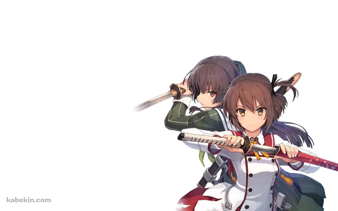 刀使ノ巫女 衛藤可奈美 十条姫和の壁紙(1152px x 720px) 高画質 PC・デスクトップ用