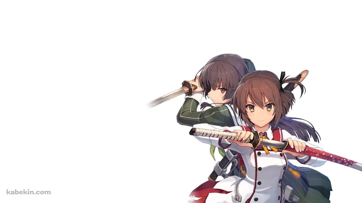 刀使ノ巫女 衛藤可奈美 十条姫和の壁紙(1242px x 698px) 高画質 PC・デスクトップ用