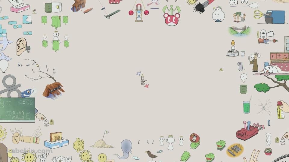 日常 nichijou イラストの壁紙(960px x 540px) 高画質 PC・デスクトップ用