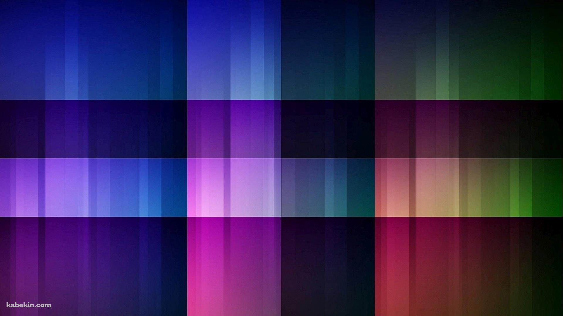 虹色の四角いパターンの壁紙(1920px x 1080px) 高画質 PC・デスクトップ用