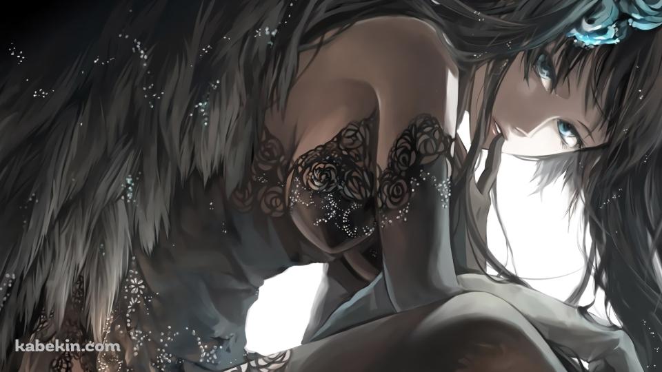 堕天使 初音ミクの壁紙(960px x 540px) 高画質 PC・デスクトップ用