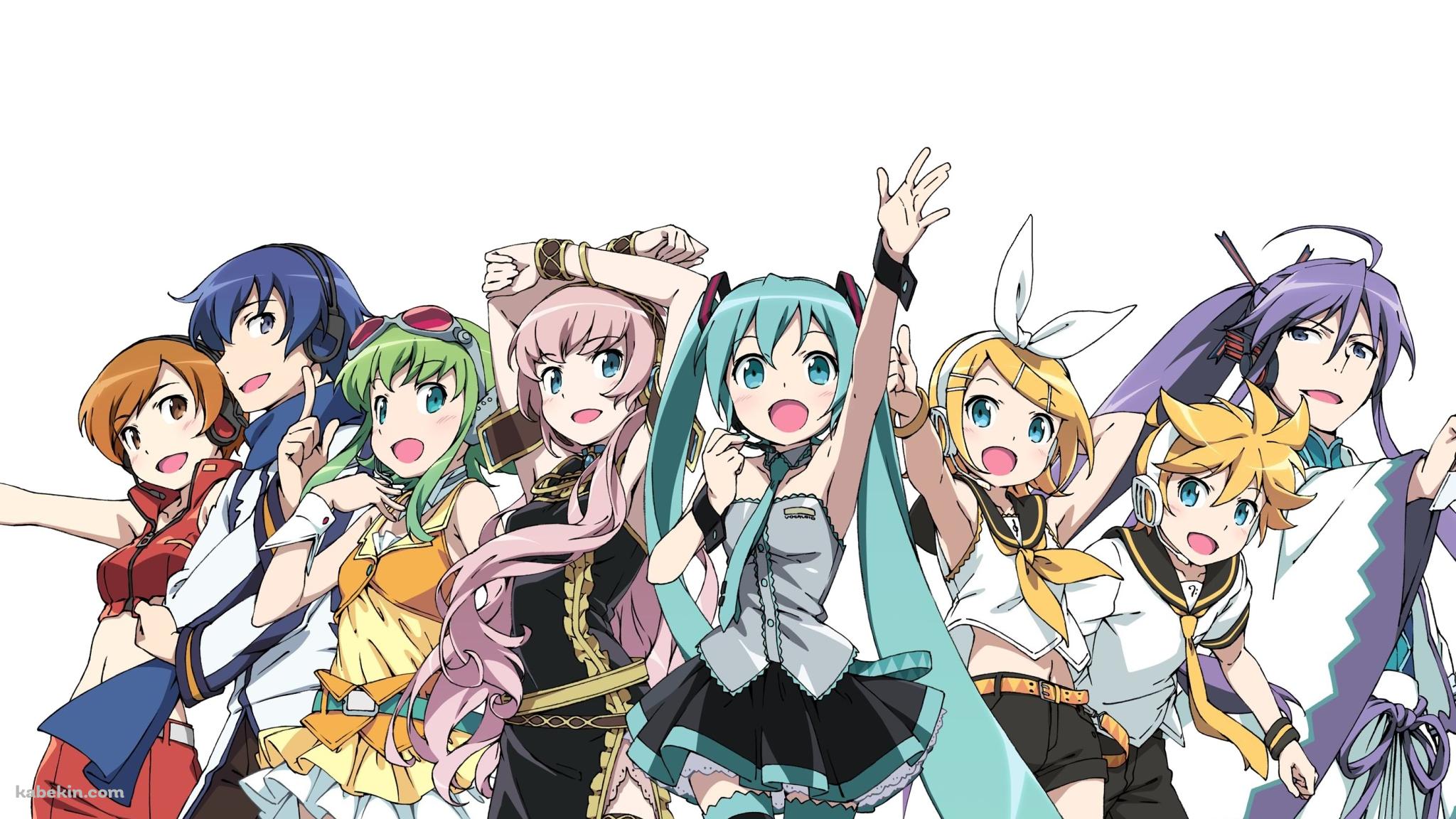 ボーカロイドの壁紙(2048px x 1152px) 高画質 PC・デスクトップ用