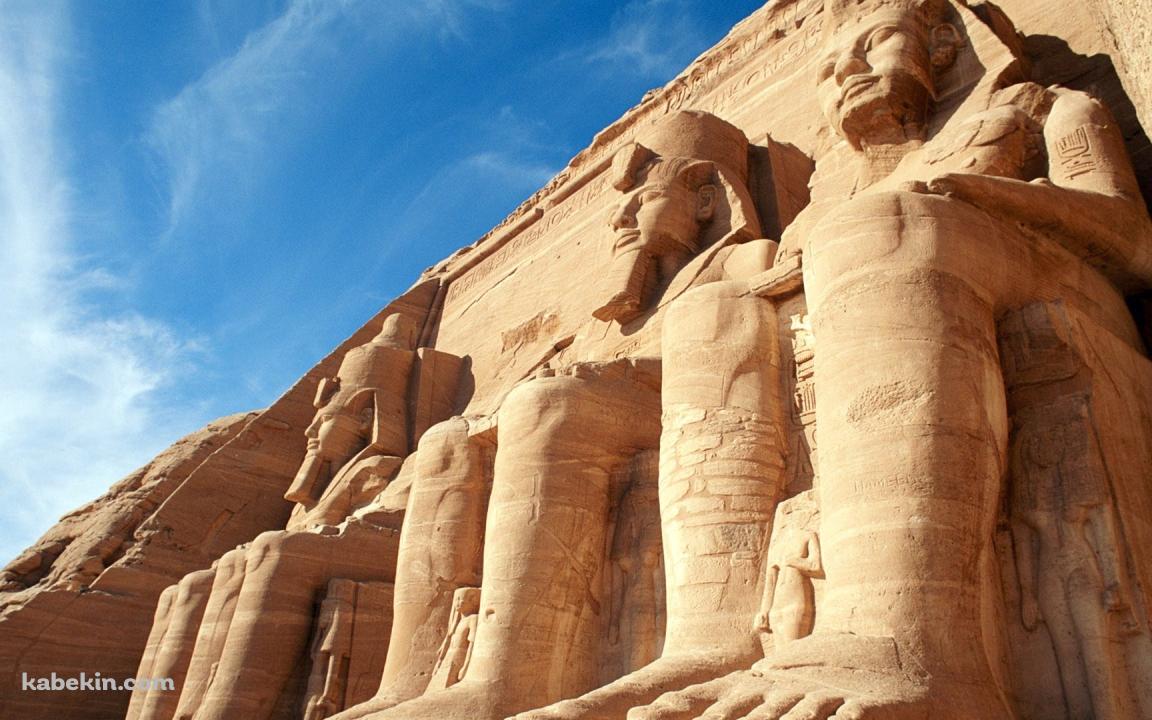 エジプトの寺院の壁紙(1152px x 720px) 高画質 PC・デスクトップ用