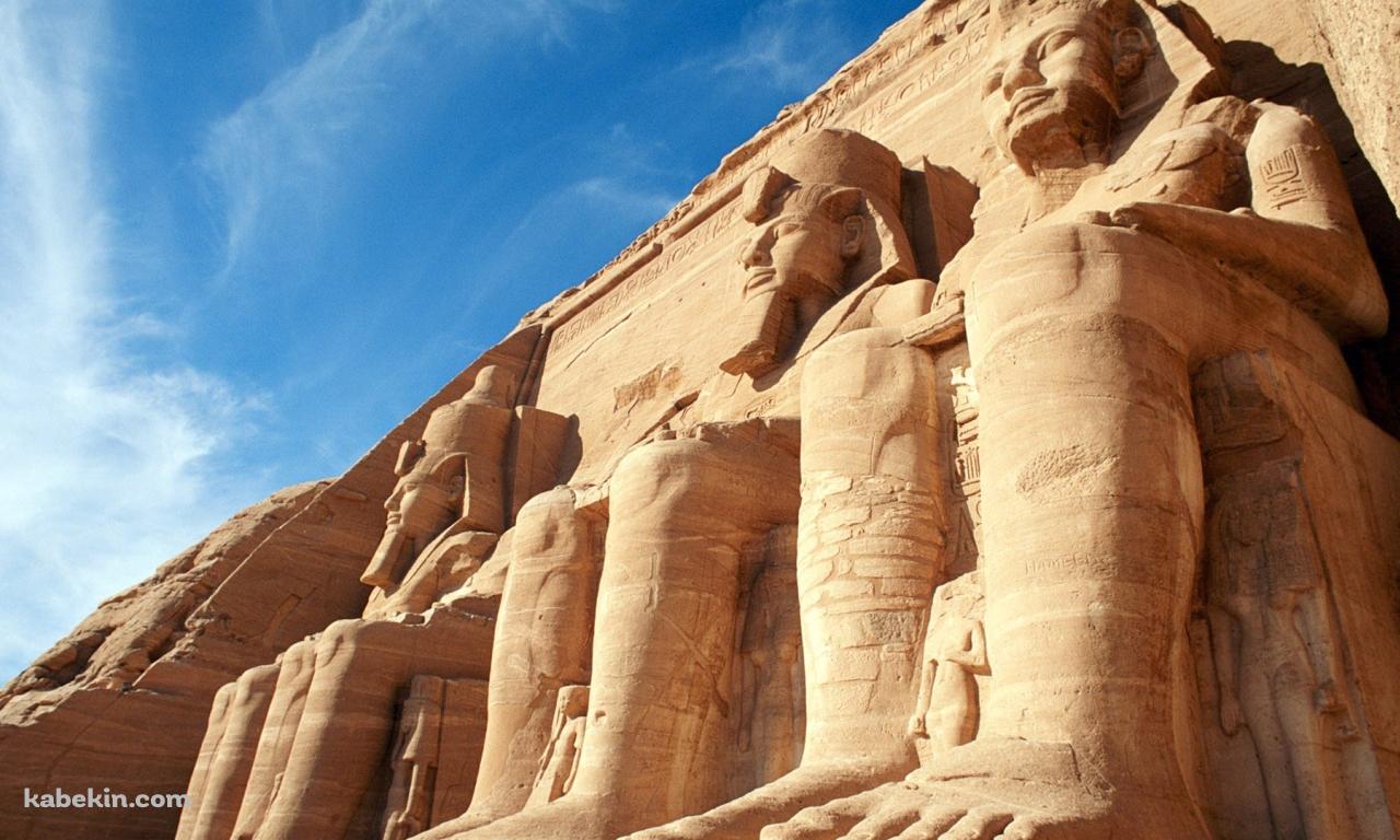 エジプトの寺院の壁紙(1280px x 768px) 高画質 PC・デスクトップ用