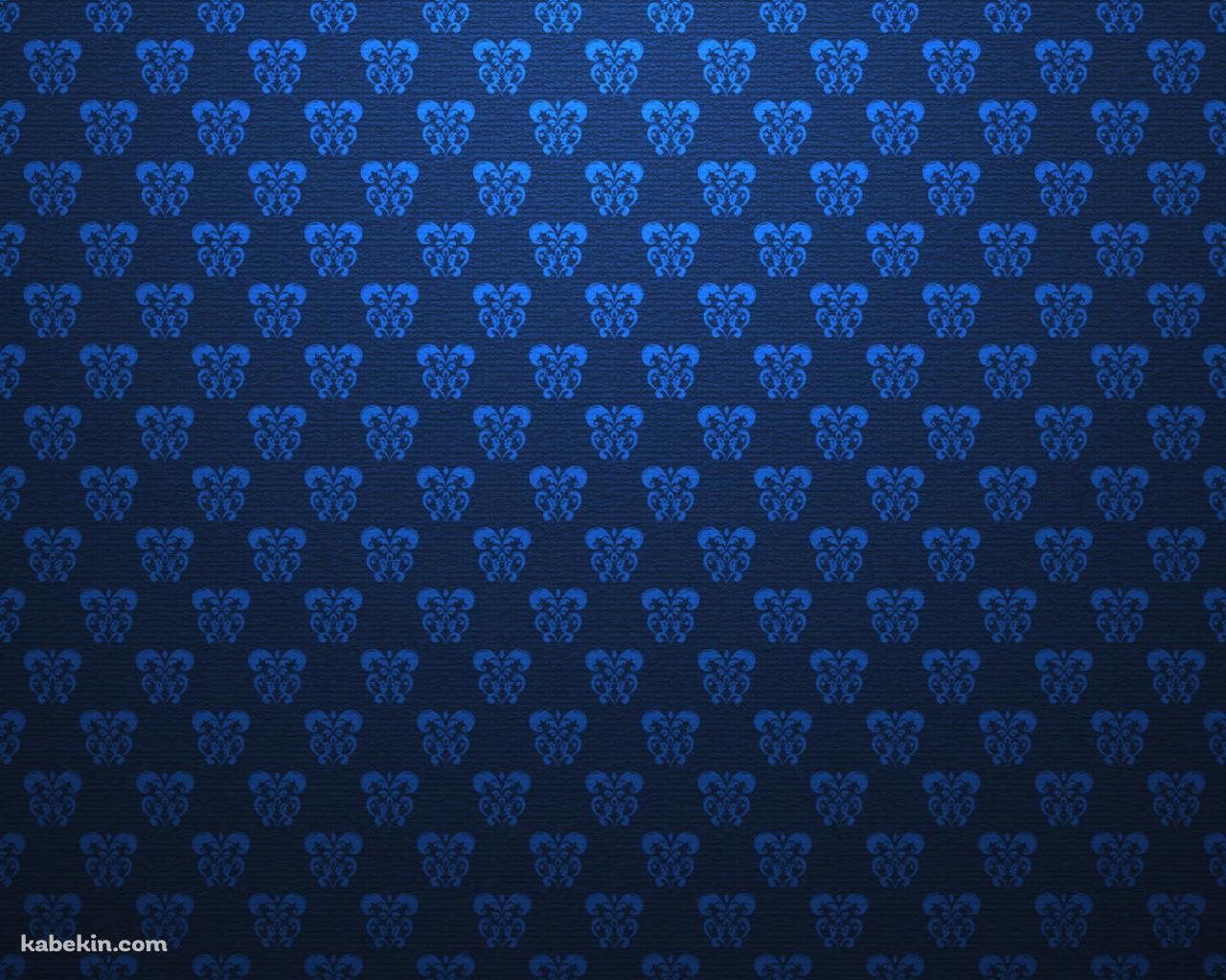 青のビンテージパターンの壁紙(1280px x 1024px) 高画質 PC・デスクトップ用