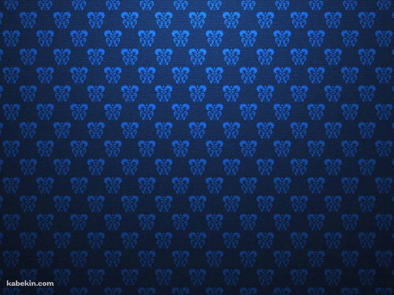 青のビンテージパターンの壁紙(1280px x 960px) 高画質 PC・デスクトップ用