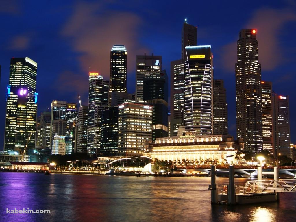 シンガポールのビル群の壁紙(1024px x 768px) 高画質 PC・デスクトップ用