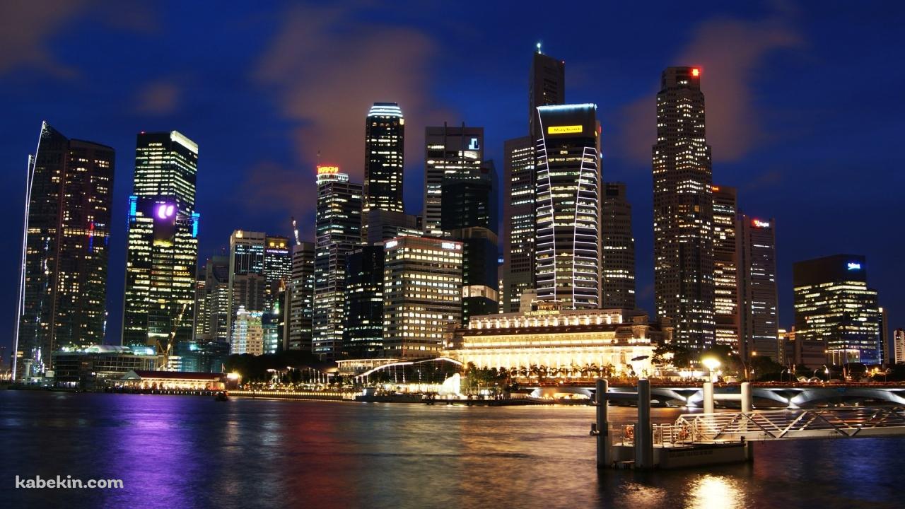 シンガポールのビル群の壁紙(1280px x 720px) 高画質 PC・デスクトップ用