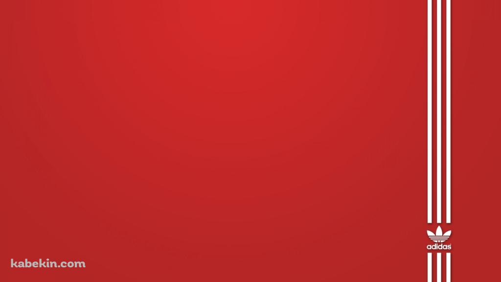 赤いアディダス ロゴの壁紙(1024px x 576px) 高画質 PC・デスクトップ用