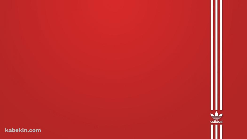 赤いアディダス ロゴの壁紙(1051px x 591px) 高画質 PC・デスクトップ用
