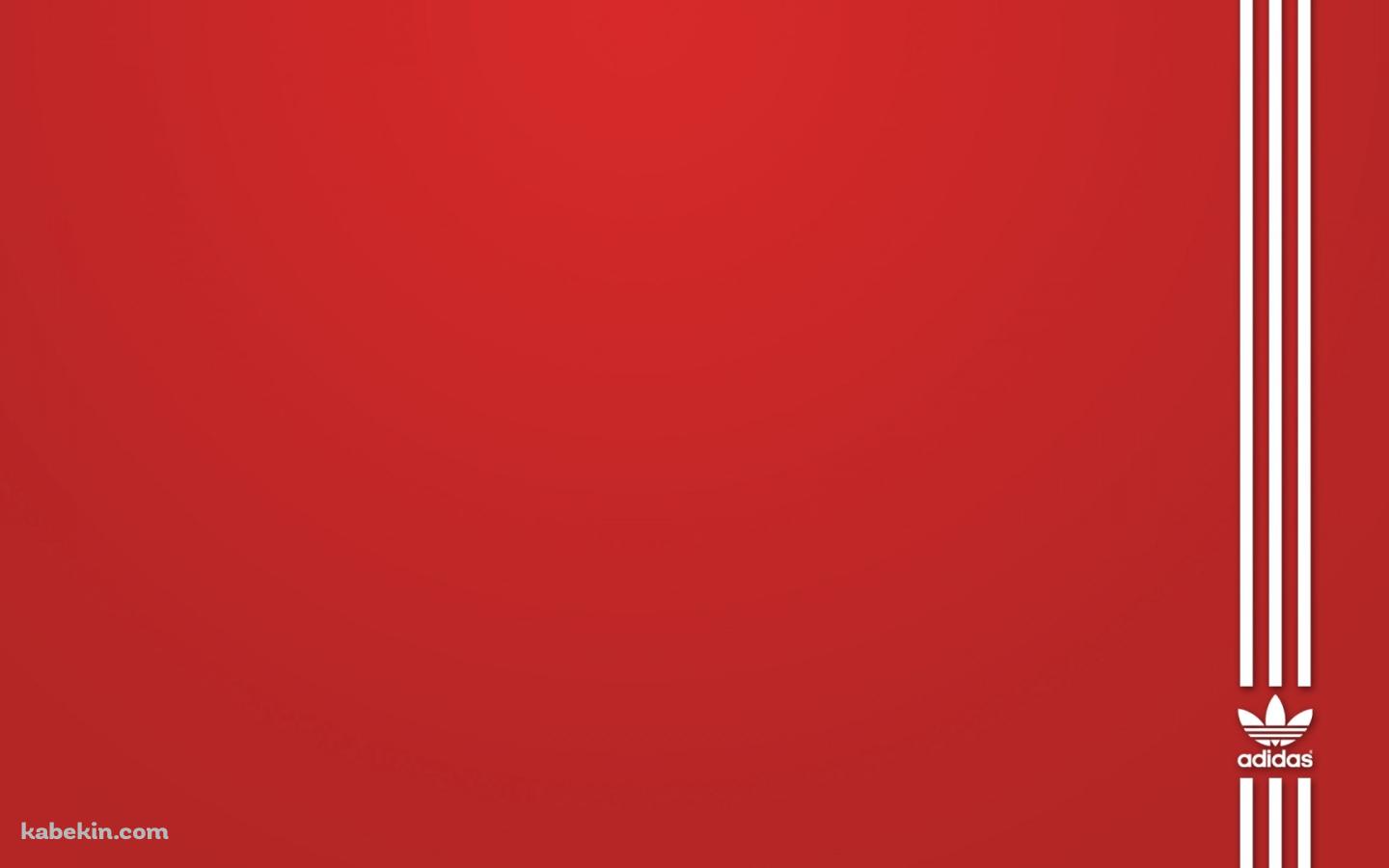赤いアディダス ロゴの壁紙(1440px x 900px) 高画質 PC・デスクトップ用