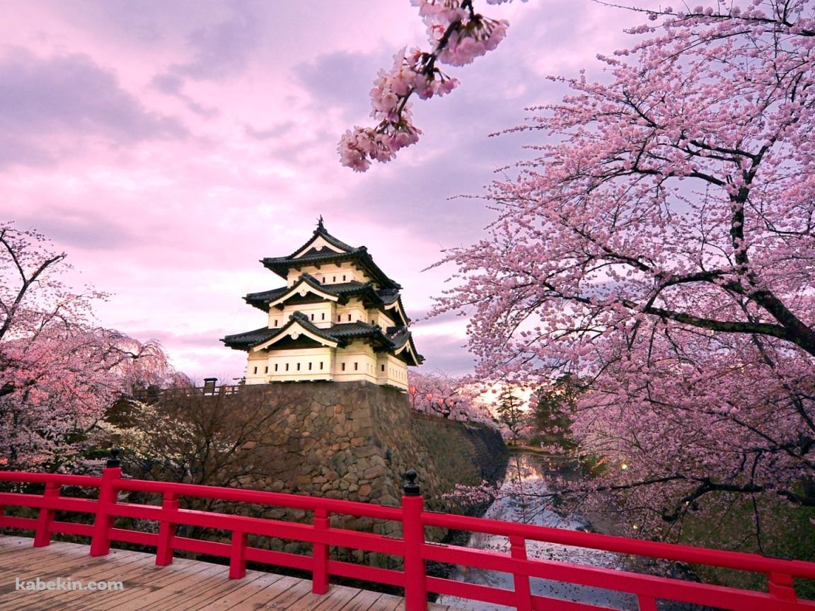 弘前城の壁紙(1152px x 864px) 高画質 PC・デスクトップ用