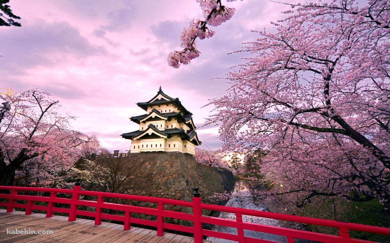 弘前城の壁紙(1280px x 800px) 高画質 PC・デスクトップ用
