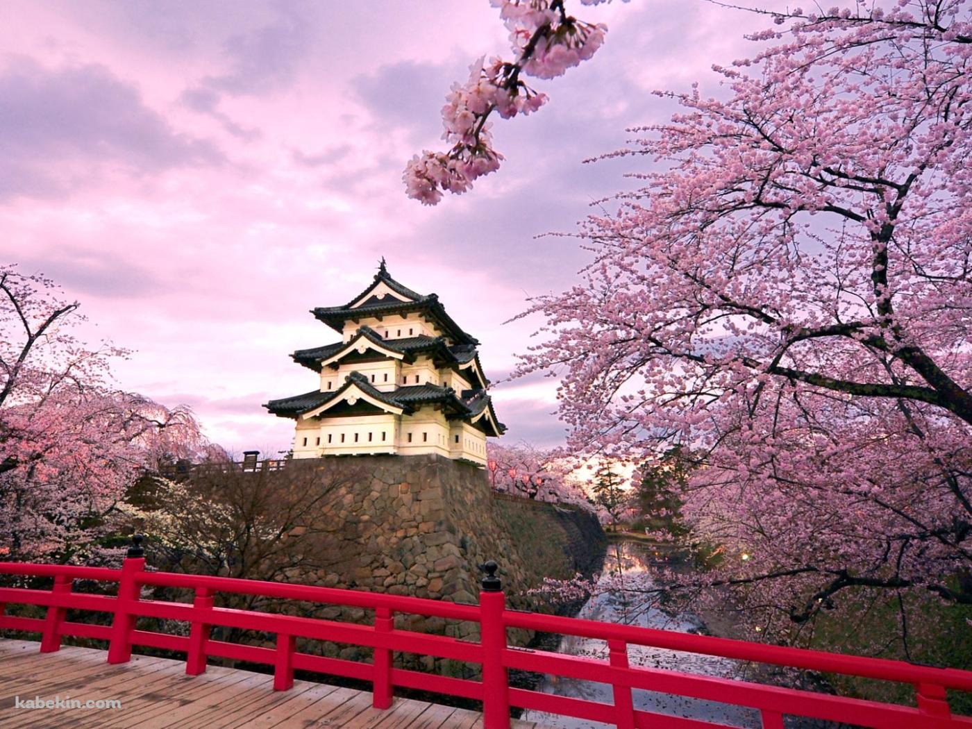 弘前城の壁紙(1400px x 1050px) 高画質 PC・デスクトップ用