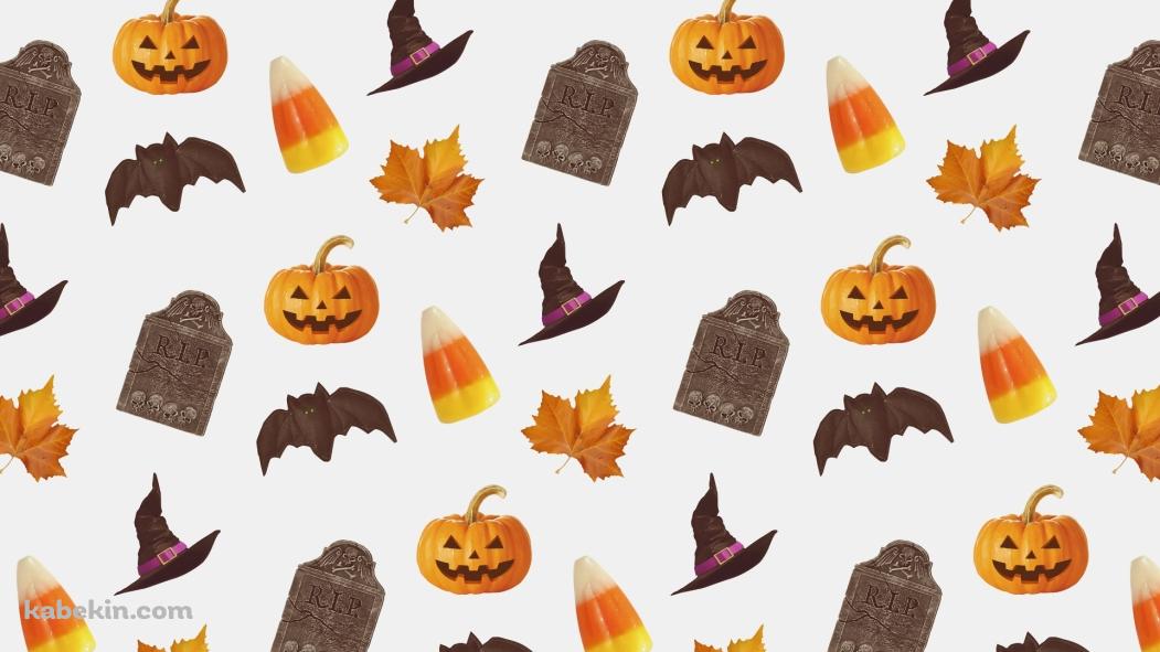 かわいいハロウィンのアイコンの壁紙(1051px x 591px) 高画質 PC・デスクトップ用