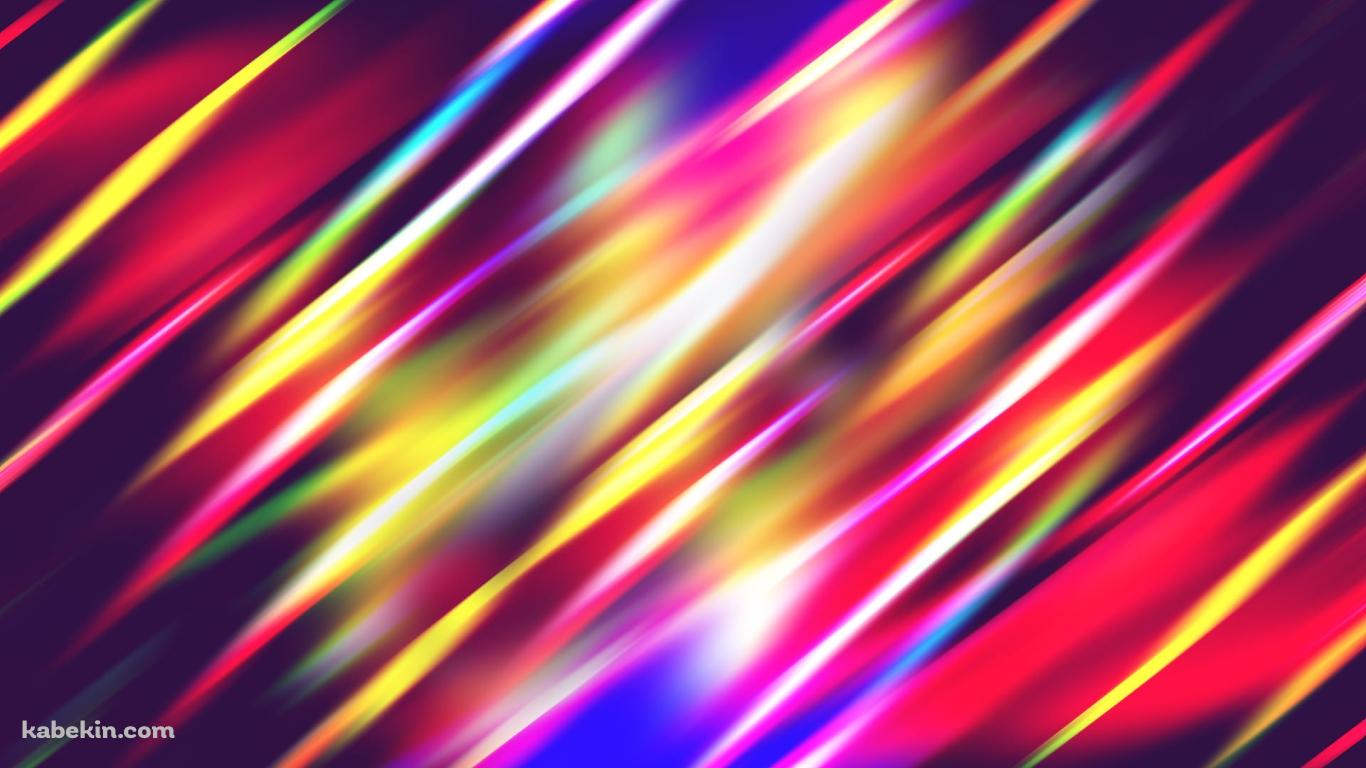 ど派手な光彩の壁紙(1366px x 768px) 高画質 PC・デスクトップ用