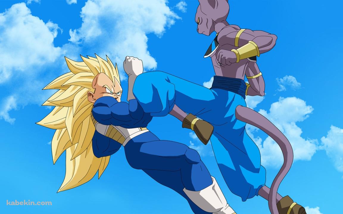 破壊神ビルス VS ベジータの壁紙(1152px x 720px) 高画質 PC・デスクトップ用