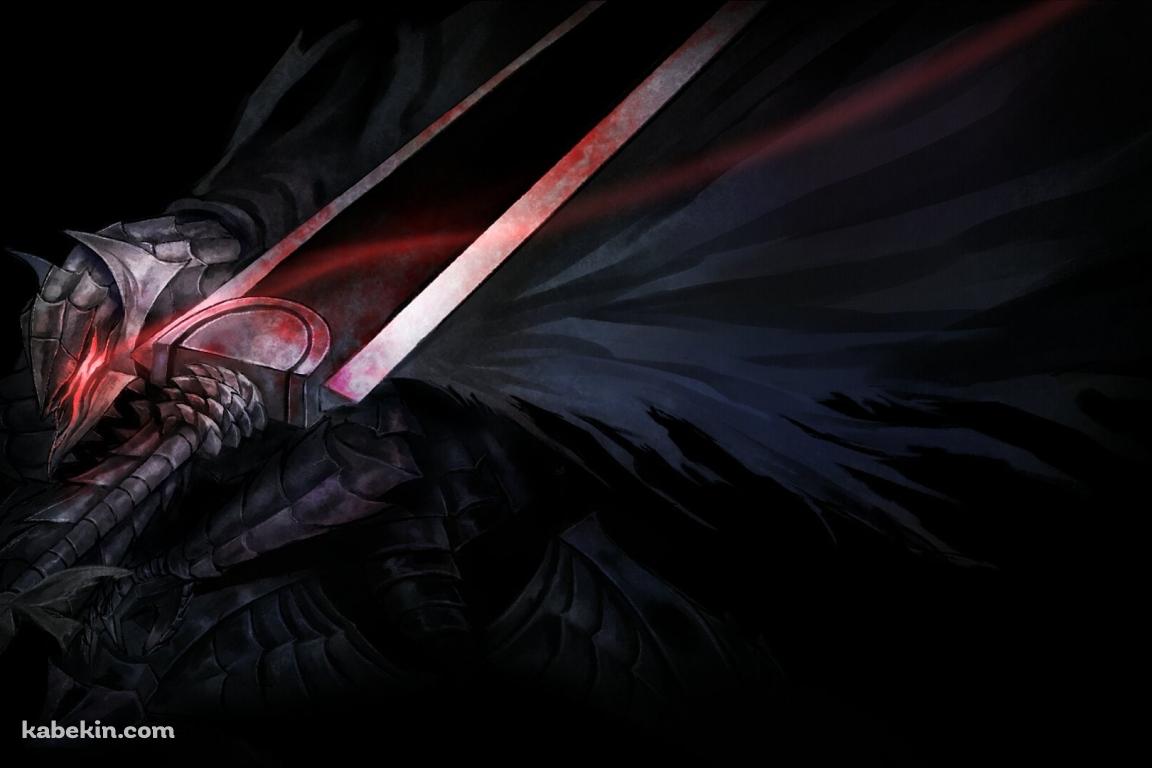 ベルセルク かっこいいガッツ 黒 大剣の壁紙(1152px x 768px) 高画質 PC・デスクトップ用