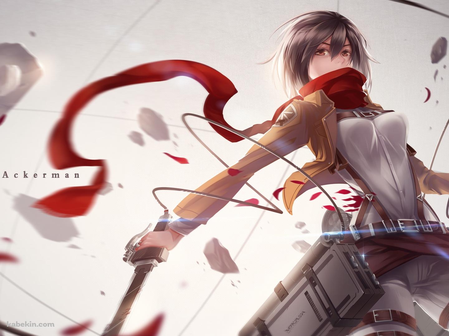 進撃の巨人 Shingeki no Kyojin ミカサの壁紙(1440px x 1080px) 高画質 PC・デスクトップ用
