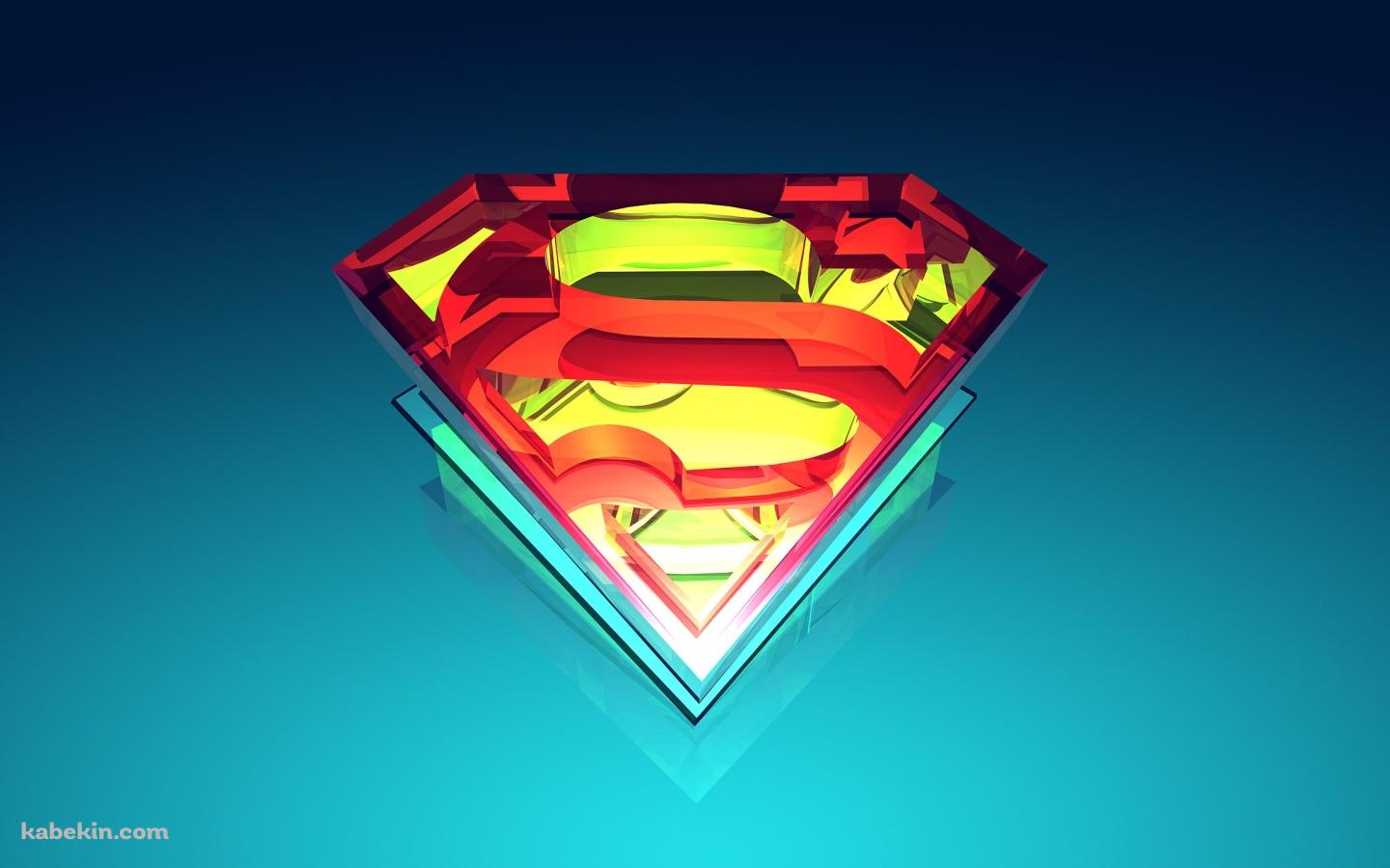 スーパーマン 3Dロゴの壁紙(1440px x 900px) 高画質 PC・デスクトップ用