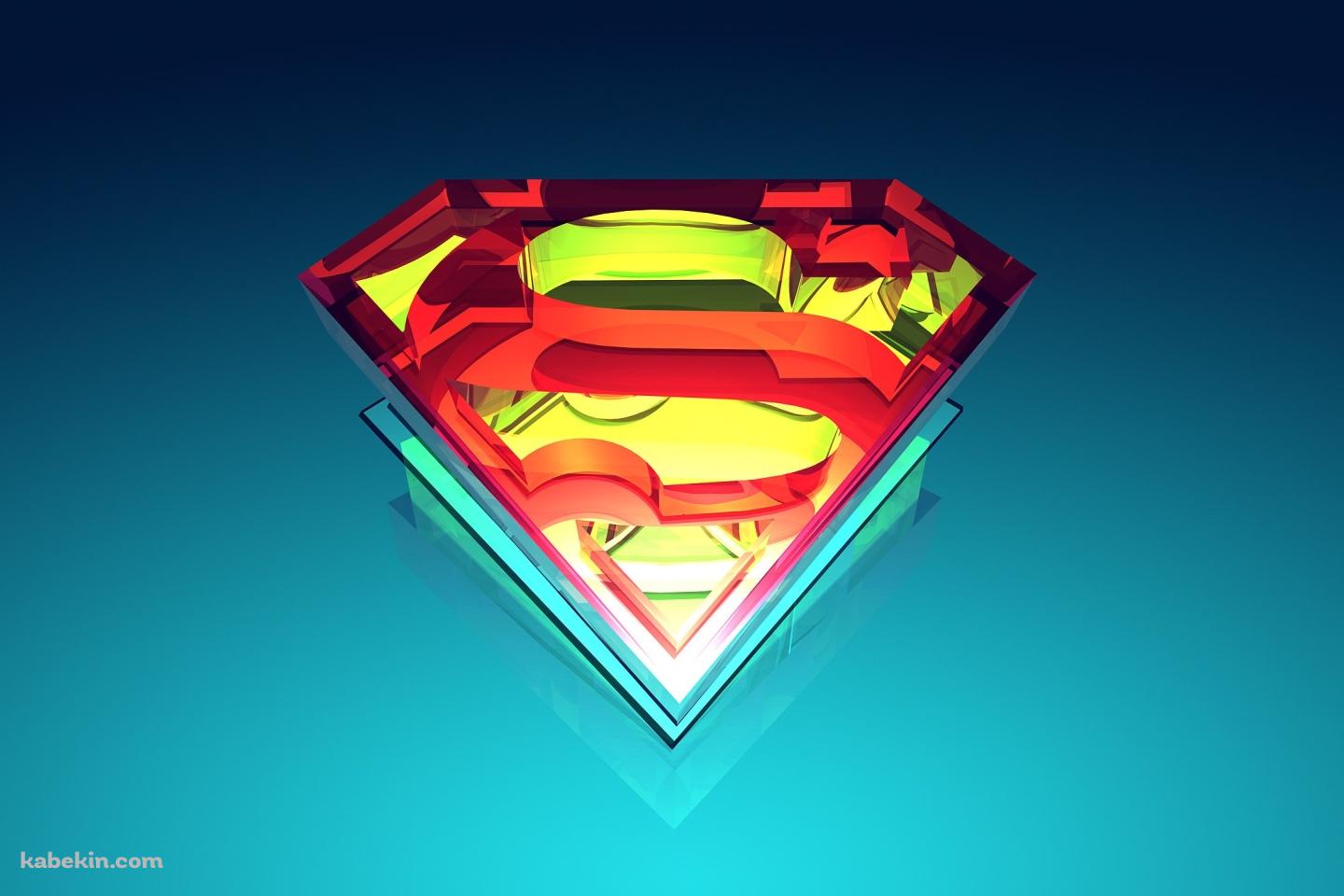 スーパーマン 3Dロゴの壁紙(1440px x 960px) 高画質 PC・デスクトップ用